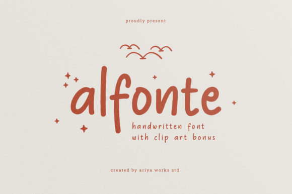 Alfonte: A Handwritten Font for Editorial Warmth