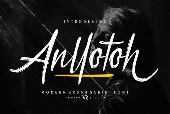 Anllotoh: A Modern Script Font for Editorial Elegance