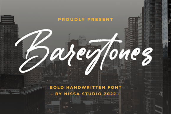 Bareytones: A Versatile Script Font for Modern Web Design