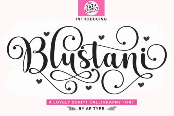 Blustani: Elevate Your Brand with This Luxurious Handwritten Font