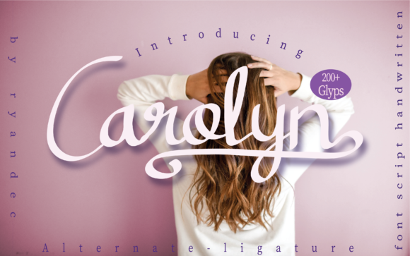Carolyn: A Delicate Handwriting Font for Modern Branding