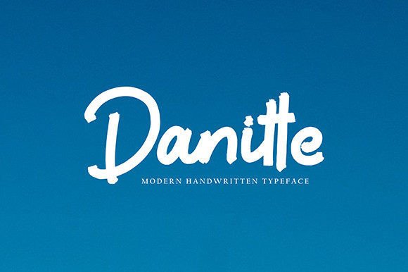 Danitte: A Bold, Modern Handwritten Font for Branding