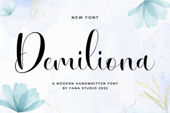 Demiliona Font: A Warm Handwritten Touch for Your Brand