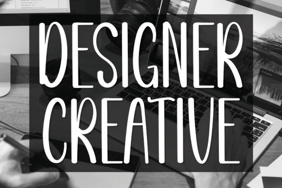 Designer Creative: A Modern Script Font for Elegant Digital Layouts