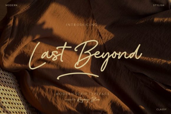 Discover Last Beyond: A Handwritten Font for Elegant Branding