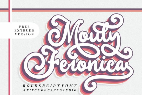 Discover Mouly Feronica: A Bold Script for Creative Branding
