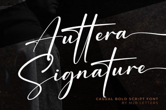 Elevate Your Editorial Design with Auttera Signature Font