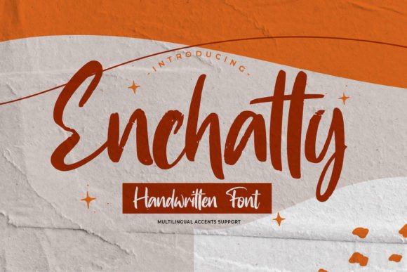 Enchatty: A Classy Script Font for Elegant Publishing