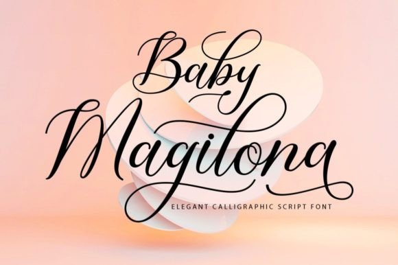 Enhance Your Brand with Baby Magilona: A Modern Calligraphy Font