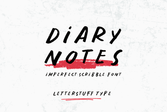 Enhance Your Web Design with Diary Notes Font