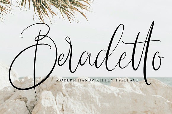 Explore Beradetto: A Stylish Handwritten Font for Modern Branding
