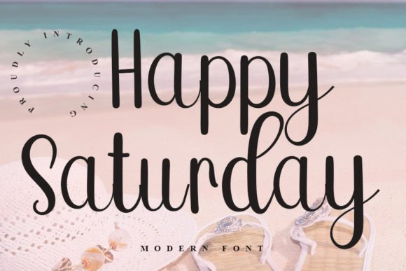 Happy Saturday: A Font for Editorial Character