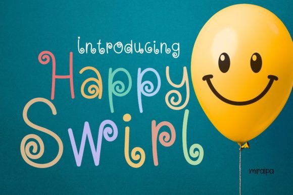 Happy Swirl: A Playful Handwritten Font for Editorial Magic