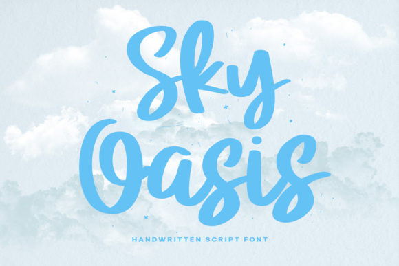 Introducing Sky Oasis: A Premium Script Font for Editorial Design
