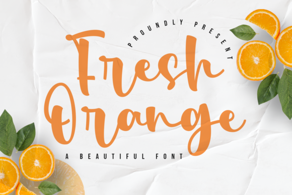 The Fresh Orange Font: A Designer’s Secret for Handmade Elegance