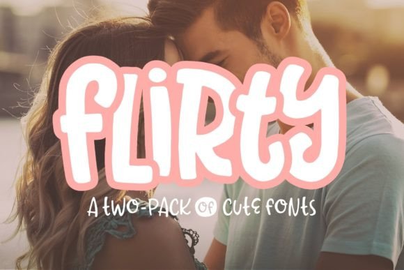 Transform Your Brand with Flirty: A Sweet Handwritten Font